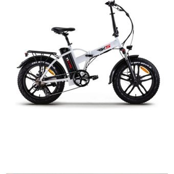 RKS RS3 Pro X 250 W 80 Km 20 Jant 7 Vites Elektrikli Bisiklet Beyaz- Kırmızı