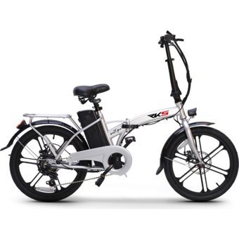 RKS MX25 Pro 250 W 80 Km 20 Jant 7 Vites Katlanır Elektrikli Bisiklet Gri