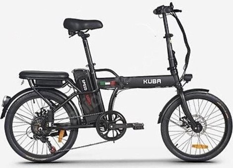Kuba Speedliht 250 W 35 Km 20 Jant 6 Vites Katlanır Elektrikli Bisiklet Siyah
