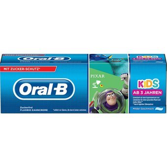 Oral-B Best Of Pixar Naneli Florürlü 3+ Yaş Çocuk Diş Macunu 3x75 ml