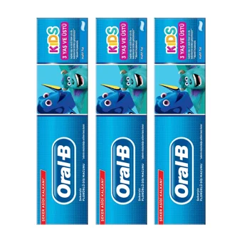Oral-B Best Of Pixar Naneli Florürlü 3+ Yaş Çocuk Diş Macunu 3x75 ml