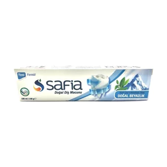 Safia Yeşil Çay Himalaya Tuzu Organik Florürsüz Diş Macunu 140 gr