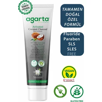 Agarta Hindistan Cevizi Organik Florürsüz Diş Macunu 3x100 ml