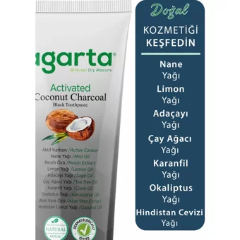 Agarta Hindistan Cevizi Organik Florürsüz Diş Macunu 3x100 ml