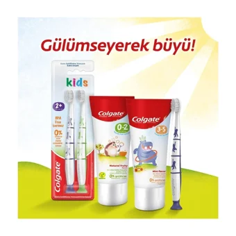 Colgate Meyve Tadında Doğal Aromalı Organik Florürsüz 0-2 Yaş Çocuk Diş Macunu 40 ml