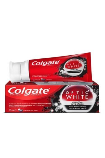 Colgate Optic White Kömürlü Organik Florürlü Diş Macunu 3x50 ml