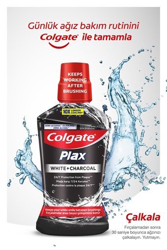 Colgate Optic White Charcoal Kömürlü Florürlü Diş Macunu 2x75 ml
