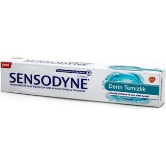 Sensodyne Derin Temizlik Naneli Florürlü Diş Macunu 3x75 ml