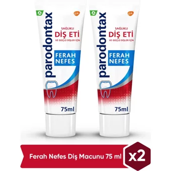 Parodontax Ferah Nefes Florürlü Diş Macunu 2x75 ml