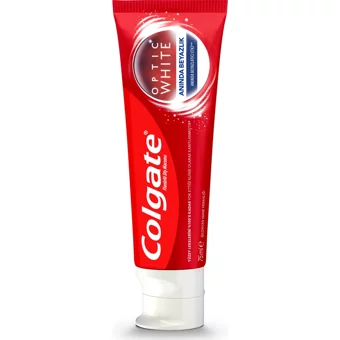 Colgate Optik Beyaz Naneli Organik Florürlü Diş Macunu 4x75 ml