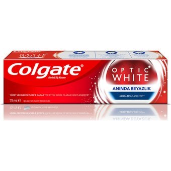 Colgate Optik Beyaz Naneli Organik Florürlü Diş Macunu 4x75 ml