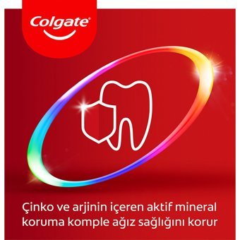 Colgate Total Gelişmiş Temizlik Beyazlık Beyazlatıcı Naneli Florürlü Diş Macunu 150 ml