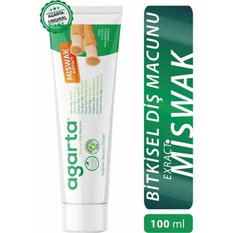 Agarta Misvak Özlü Organik Florürsüz Diş Macunu 100 ml