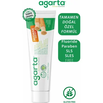 Agarta Misvak Özlü Organik Florürsüz Diş Macunu 100 ml