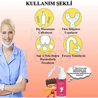 Mas Lord Çilekli Organik Florürsüz 2+ Yaş Çocuk Diş Macunu 60 ml