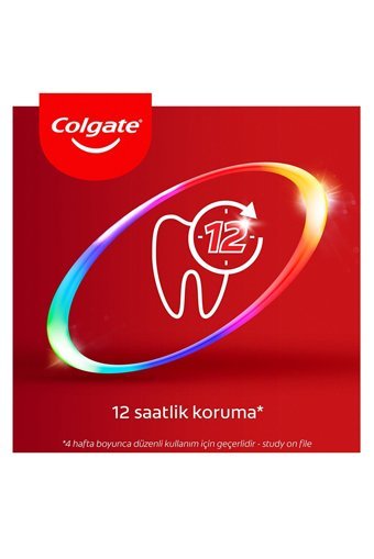 Colgate Total Gelişmiş Beyazlık Naneli Florürlü Diş Macunu 4x150 ml