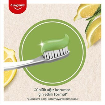 COLGATE Natural Extracts Aloe Veralı Limonlu Florürlü Diş Macunu 50 ml