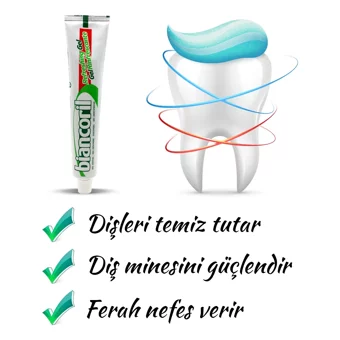 Biancoril Refreshing Toothgel Naneli Florürlü Diş Macunu 3x75 ml