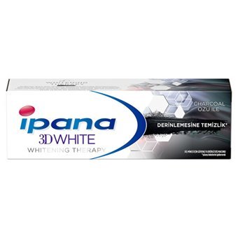 İpana 3D White Derinlemesine Temizlik Charcoal Özü Naneli Florürlü Diş Macunu 75 ml