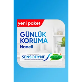 Sensodyne Naneli Naneli Florürlü Diş Macunu 3x75 ml
