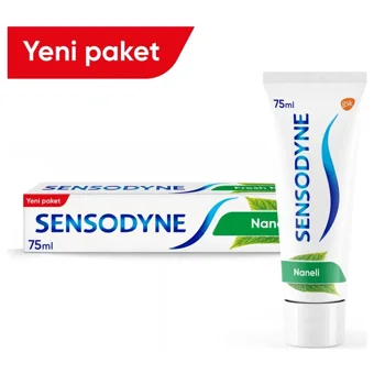 Sensodyne Naneli Naneli Florürlü Diş Macunu 3x75 ml