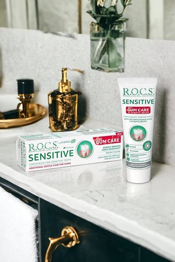 R.O.C.S. Sensitive Organik Florürsüz Diş Macunu 2x94 gr