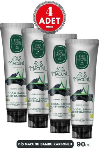 Eyüp Sabri Tuncer Karanfil Organik Florürsüz Diş Macunu 4x90 ml