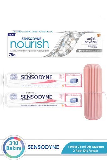 Sensodyne Nourish Sağlıklı Beyazlık Florürlü Diş Macunu 75 ml