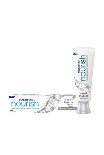 Sensodyne Nourish Sağlıklı Beyazlık Florürlü Diş Macunu 75 ml