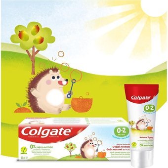 Colgate Doğal Meyve Tadında Organik Florürsüz Diş Macunu 2x40 ml