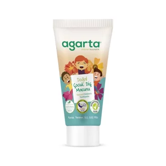 Agarta Çilekli Organik Florürsüz Çocuk Diş Macunu 75 ml