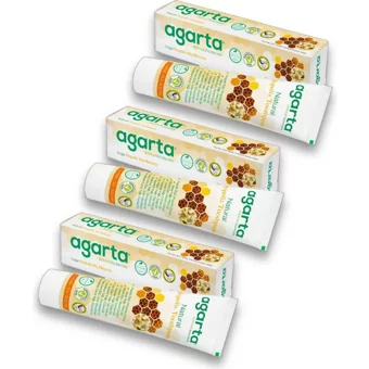 Agarta Propolis Organik Florürsüz Diş Macunu 3x100 ml