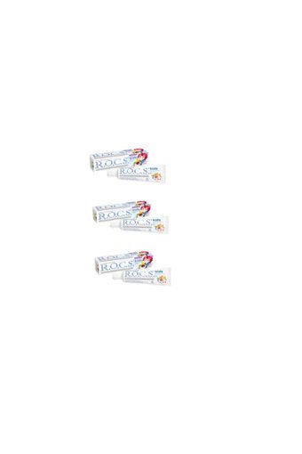 R.O.C.S. Meyveli Organik Florürsüz 3-7 Yaş Çocuk Diş Macunu 3x35 ml