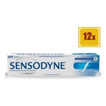 Sensodyne Fluoride Naneli Florürlü Diş Macunu 12x100 ml
