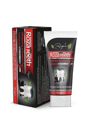 Rozana Aktif Kömürlü Florürsüz Diş Macunu