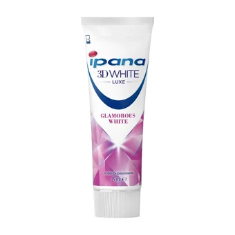 İpana 3D White Luxe Glamourous White Naneli Florürlü Diş Macunu 3x75 ml