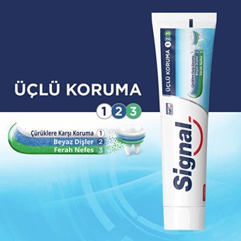 Signal Üçlü Koruma Naneli Florürlü Diş Macunu 120 ml