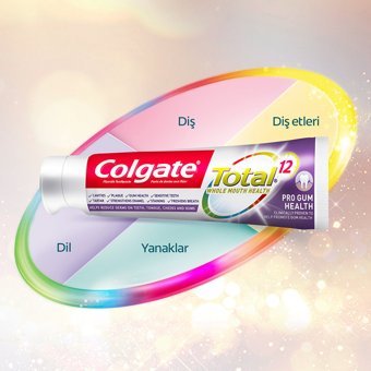 Colgate Total Profesyonel Naneli Florürlü Diş Macunu 4x75 ml