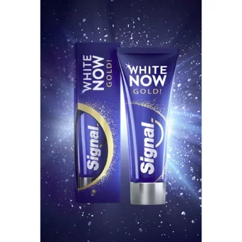 Signal White Now Gold Naneli Florürlü Diş Macunu 6x75 ml