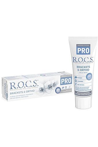 R.O.C.S. Pro Brackets Ortho Organik Florürsüz Diş Macunu 74 gr