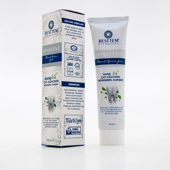 Besttem Çay Ağaçlı Misvak Özlü Naneli Florürlü Diş Macunu 100 ml