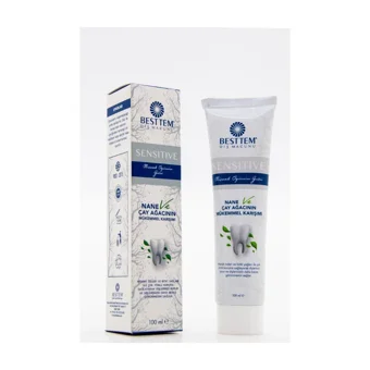Besttem Çay Ağaçlı Misvak Özlü Naneli Florürlü Diş Macunu 100 ml