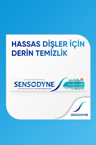 Sensodyne Derin Temizlik Hassasiyet Florürlü Diş Macunu 2x75 ml