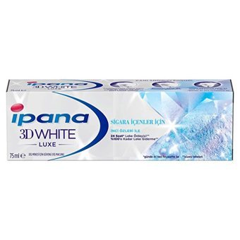 IPANA 3D White Luxe Naneli Organik Florürsüz Diş Macunu 75 ml