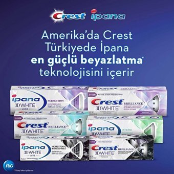 IPANA 3D White Luxe Naneli Organik Florürsüz Diş Macunu 75 ml