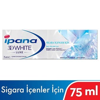 IPANA 3D White Luxe Naneli Organik Florürsüz Diş Macunu 75 ml