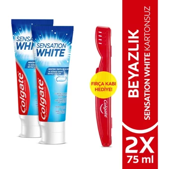Colgate Sensation White Naneli Florürlü Diş Macunu 2x75 ml