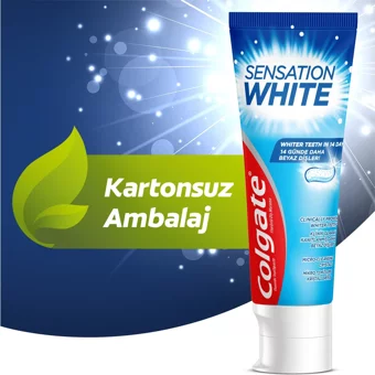 Colgate Sensation White Naneli Florürlü Diş Macunu 2x75 ml