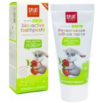 Splat Kids Çilekli ve Kirazlı Florürsüz 2-6 Yaş Çocuk Diş Macunu 50 ml