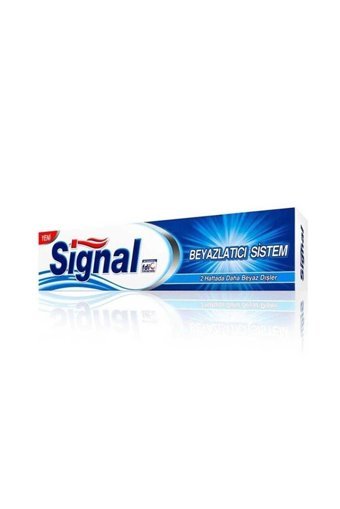 Signal Beyazlatıcı Sistem Naneli Florürlü Diş Macunu 2x50 ml